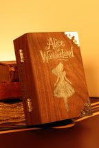Literary jewelry box gift for Alice in Wonderland book lovers